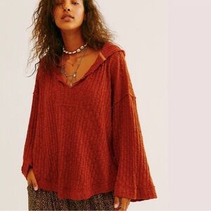 Free People Baja Babe Hacci Hoodie